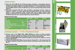 Zvedací a manipulační zařízení - DOLY